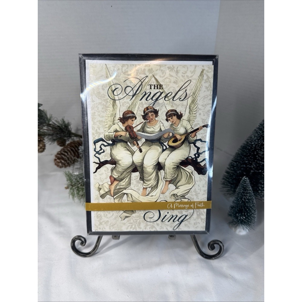 New 20 Ct. CHRISTMAS CARDS by Paper Images "The Angels Sing"2019